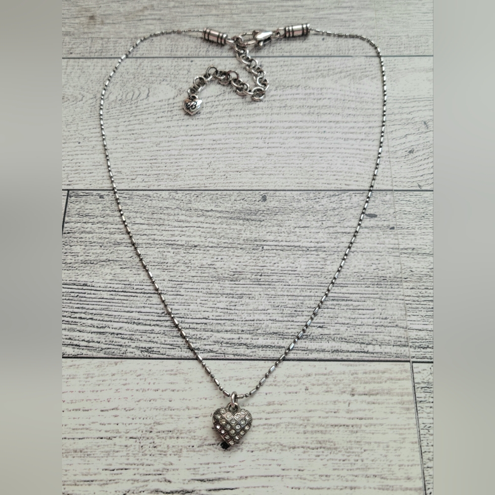 🌕 CLEARANCE BRIGHTON Double-sided Crystal Necklace PRICE REFLECTS CONDITION - Picture 3 of 5